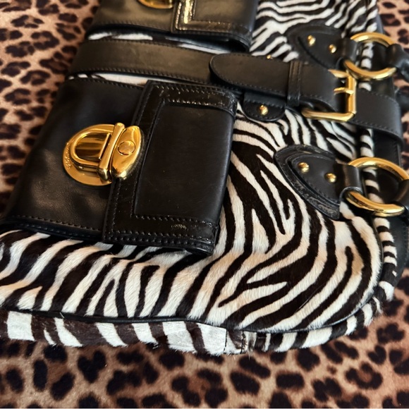 Marc Jacobs Zebra Print Satchel with Black Accents - Picture 4 of 8
